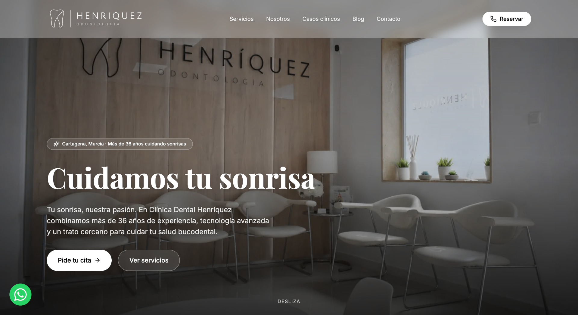Web diseñada por Samuel Moya — Clínica Dental Henríquez